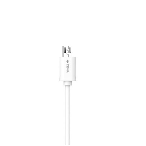 Devia kabel Smart EC081 USB - MicroUSB 1,0 m 2,1A biały Devia kabel Smart EC081 USB - MicroUSB 1,0 m 2,1A biały