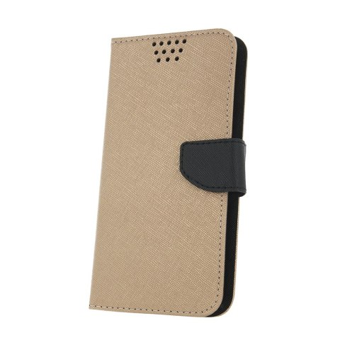 Etui Smart Universal Fancy 5,5-5,7" 80x160 złoto-czarne Etui Smart Universal Fancy 5,5-5,7" 80x160 złoto-czarne