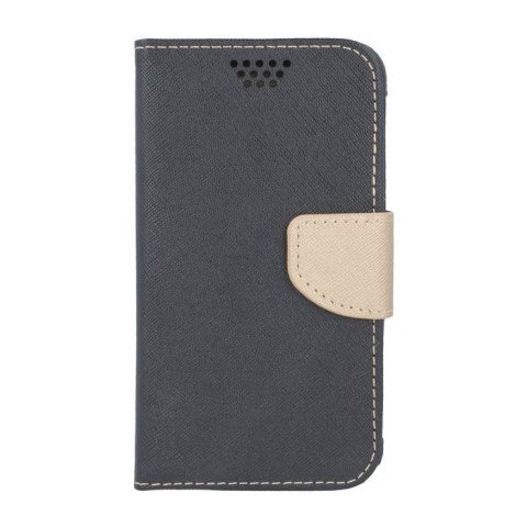 Etui Smart Universal Fancy Silicon 5,0" 80x145 czarno-złote Etui Smart Universal Fancy Silicon 5,0" 80x145 czarno-złote