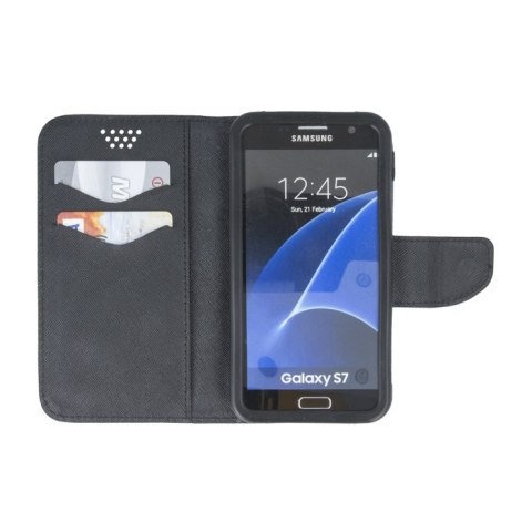 Etui Smart Universal Fancy Silicon 5,0" 80x145 czarno-złote Etui Smart Universal Fancy Silicon 5,0" 80x145 czarno-złote