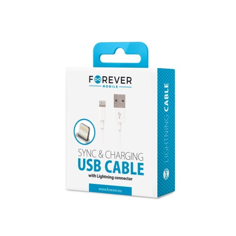 Forever kabel USB - Lightning 1,0 m 1A biały Forever kabel USB - Lightning 1,0 m 1A biały