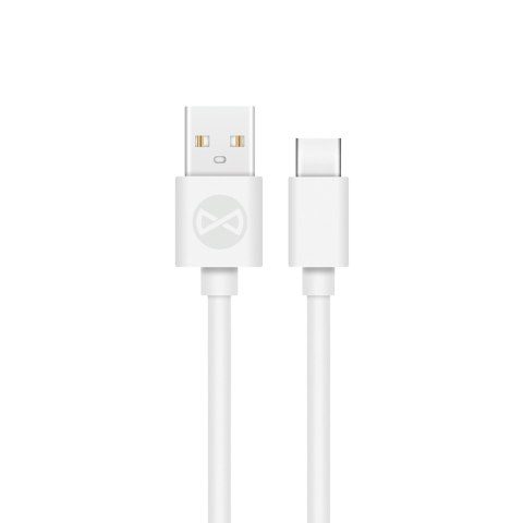 Forever kabel USB - USB-C 1,0 m 2A biały Forever kabel USB - USB-C 1,0 m 2A biały