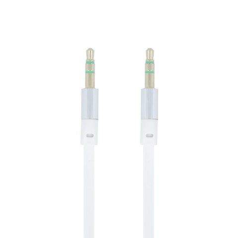 Forever kabel audio jack 3,5mm - jack 3,5mm 1,0 m biały Forever kabel audio jack 3,5mm - jack 3,5mm 1,0 m biały