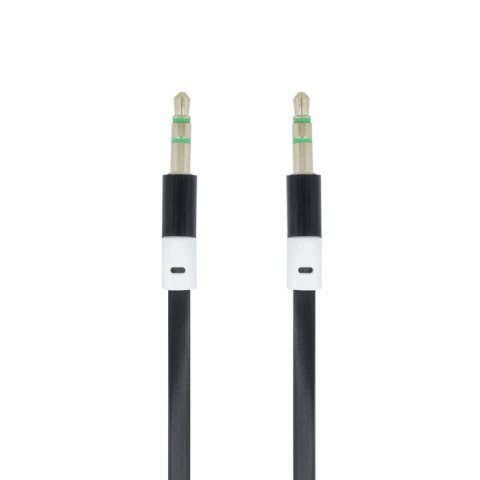 Forever kabel audio jack 3,5mm - jack 3,5mm 1,0 m czarny Forever kabel audio jack 3,5mm - jack 3,5mm 1,0 m czarny
