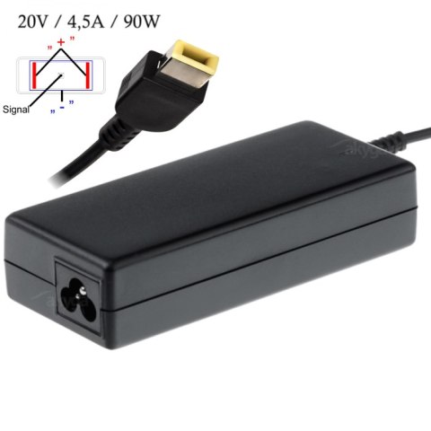 Akyga zasilacz AK-ND-2920V/4.5A 90W Square yellow LENOVO Akyga zasilacz AK-ND-2920V/4.5A 90W Square yellow LENOVO