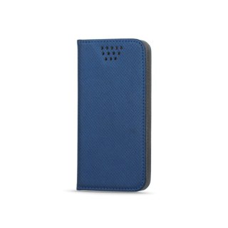 Etui Smart Universal Magnet 5,5-5,7" 80x160 (pasuje do LG G8X ThinQ) granatowe