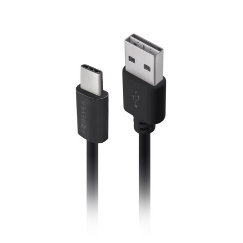 Forever ładowarka samochodowa M02 1x USB 2A czarna + kabel USB-C Forever ładowarka samochodowa M02 1x USB 2A czarna + kabel USB-C