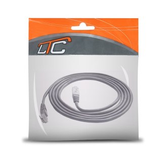 Kabel komp.sieciowy 1:1 8P8C szary 5m