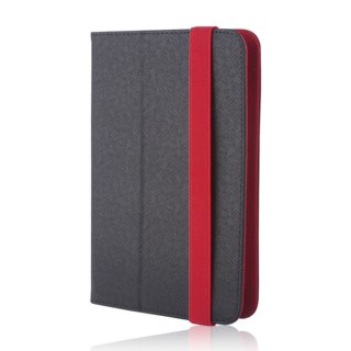 Uniwersalne etui ORBI do tabletów 9-10" czarno-czerwone