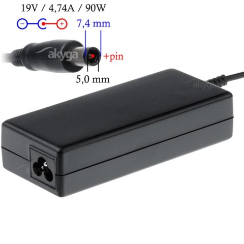 Zasilacz do laptopa HP AK-ND-04 19V/4.74A 90W 7.4x5.0 mm + pin HP Zasilacz do laptopa HP AK-ND-04 19V/4.74A 90W 7.4x5.0 mm + pin HP