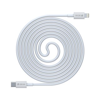 Devia kabel Smart EC146 PD USB-C - Lightning 1,0 m 20W 3A biały
