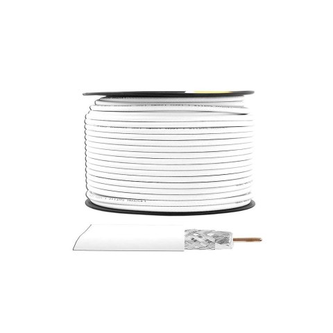Kabel koncentryczny 1.16Cu 4.8PFE 128x0,12AL 100m rolka Kabel koncentryczny 1.16Cu 4.8PFE 128x0,12AL 100m rolka