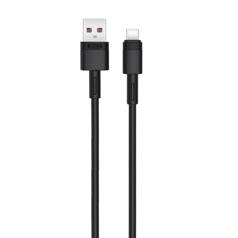 XO kabel NB-Q166 USB - USB-C 1,0 m 5A czarny XO kabel NB-Q166 USB - USB-C 1,0 m 5A czarny