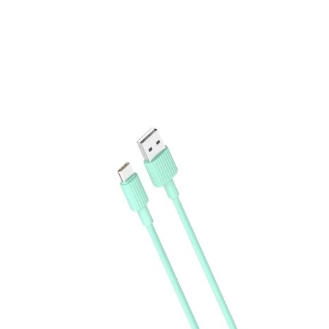 XO kabel NB156 USB - USB-C 1,0 m 2,4A zielony XO kabel NB156 USB - USB-C 1,0 m 2,4A zielony