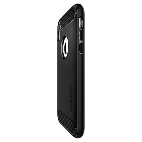 Spigen nakładka Rugged Armor do iPhone 12 / 12 Pro 6,1" matowa czarna Spigen nakładka Rugged Armor do iPhone 12 / 12 Pro 6,1" matowa czarna
