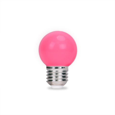 Żarówka LED E27 G45 2W 230V róż 5 sztuk Forever Light