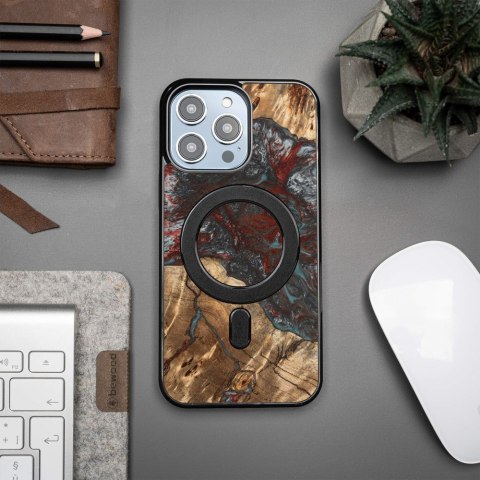 Bewood nakładka Unique do iPhone 15 Pro Max 6,7" Planets Pluton z MagSafe
