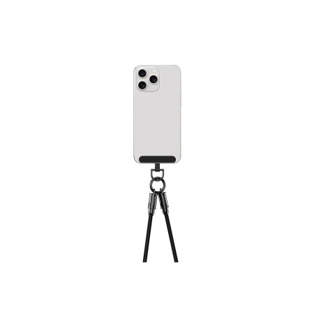 Devia kabel uniwersalna smycz 2w1 PD USB-C - Lightning 0,3 m 27W czarny