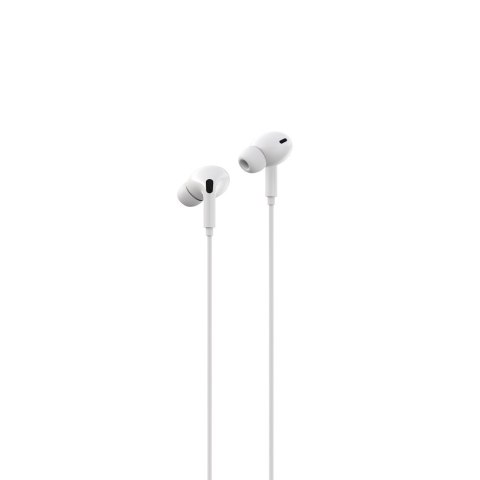 Devia słuchawki przewodowe Kintone A2 Digital USB-C dokanałowe białe