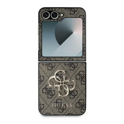 Guess nakładka do Samsung Galaxy Z Flip6 GUE003739 brązowa 4G Metal Logo Guess nakładka do Samsung Galaxy Z Flip6 GUE003739 brązowa 4G Metal Logo