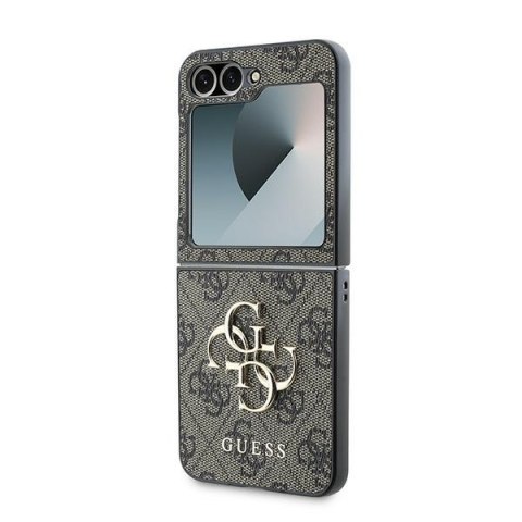 Guess nakładka do Samsung Galaxy Z Flip6 GUE003739 brązowa 4G Metal Logo Guess nakładka do Samsung Galaxy Z Flip6 GUE003739 brązowa 4G Metal Logo