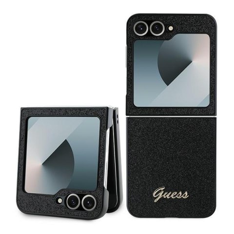 Guess nakładka do Samsung Galaxy Z Flip6 GUE003743 czarna 4G Glitter Script Guess nakładka do Samsung Galaxy Z Flip6 GUE003743 czarna 4G Glitter Script