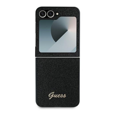 Guess nakładka do Samsung Galaxy Z Flip6 GUE003743 czarna 4G Glitter Script Guess nakładka do Samsung Galaxy Z Flip6 GUE003743 czarna 4G Glitter Script