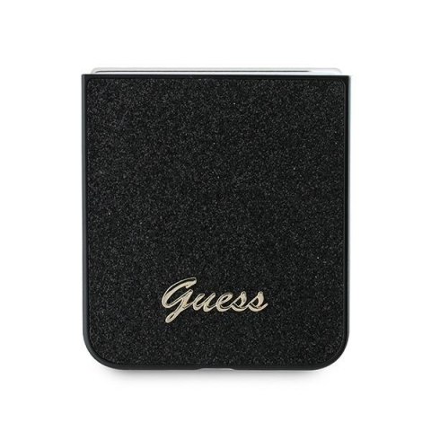 Guess nakładka do Samsung Galaxy Z Flip6 GUE003743 czarna 4G Glitter Script Guess nakładka do Samsung Galaxy Z Flip6 GUE003743 czarna 4G Glitter Script