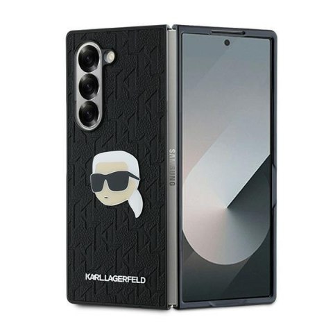 Karl Lagerfeld nakładka do Samsung Galaxy Z Fold6 KF002202 czarna Saffiano Monogram Head Pin Karl Lagerfeld nakładka do Samsung Galaxy Z Fold6 KF002202 czarna Saffiano Monogram Head Pin