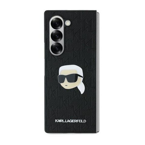 Karl Lagerfeld nakładka do Samsung Galaxy Z Fold6 KF002202 czarna Saffiano Monogram Head Pin Karl Lagerfeld nakładka do Samsung Galaxy Z Fold6 KF002202 czarna Saffiano Monogram Head Pin