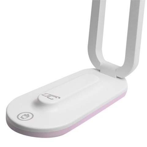 Lampka biurkowa LED składana, 3000/4500/6000K, 1200mAh, różowa, LTC Lampka biurkowa LED składana, 3000/4500/6000K, 1200mAh, różowa, LTC