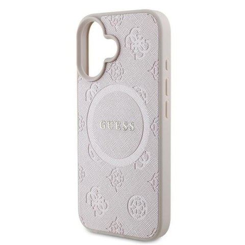 Guess nakładka do iPhone 16 Plus 6,7" GUHMP16MPSAPSMEP różowa hardcase Saffiano Peony Classic Logo MagSafe Guess nakładka do iPhone 16 Plus 6,7" GUHMP16MPSAPSMEP różowa hardcase Saffiano Peony Classic Logo MagSafe