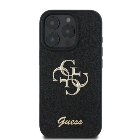 Guess nakładka do iPhone 16 Pro 6,3" GUHCP16LHG4SGK czarna hardcase Fixed Glitter Big 4G Guess nakładka do iPhone 16 Pro 6,3" GUHCP16LHG4SGK czarna hardcase Fixed Glitter Big 4G