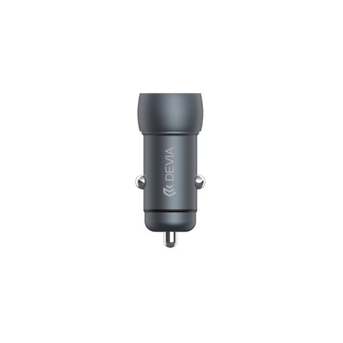 Devia ładowarka samochodowa Extreme PD QC 3.0 30W + 18W 1x USB 1x USB-C grafitowa