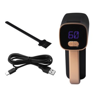 Golarka do ubrań z podświetleniem, 6 ostrzy, czarna, USB B96 LTC