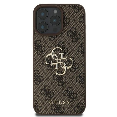 Guess nakładka 4G Big Logo do iPhone 16 Pro 6,3" GUHCP16L4GMGBR brązowa Guess nakładka 4G Big Logo do iPhone 16 Pro 6,3" GUHCP16L4GMGBR brązowa