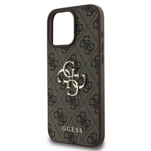 Guess nakładka 4G Big Logo do iPhone 16 Pro 6,3" GUHCP16L4GMGBR brązowa Guess nakładka 4G Big Logo do iPhone 16 Pro 6,3" GUHCP16L4GMGBR brązowa