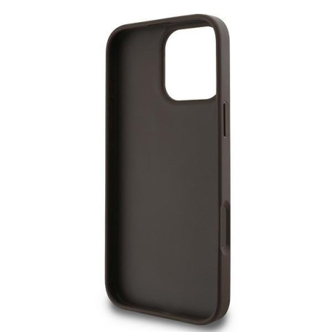 Guess nakładka 4G Big Logo do iPhone 16 Pro 6,3" GUHCP16L4GMGBR brązowa Guess nakładka 4G Big Logo do iPhone 16 Pro 6,3" GUHCP16L4GMGBR brązowa