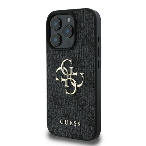 Guess nakładka 4G Big Logo do iPhone 16 Pro 6,3" GUHCP16L4GMGGR czarna Guess nakładka 4G Big Logo do iPhone 16 Pro 6,3" GUHCP16L4GMGGR czarna