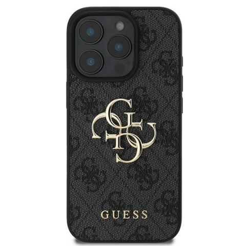 Guess nakładka 4G Big Logo do iPhone 16 Pro 6,3" GUHCP16L4GMGGR czarna Guess nakładka 4G Big Logo do iPhone 16 Pro 6,3" GUHCP16L4GMGGR czarna