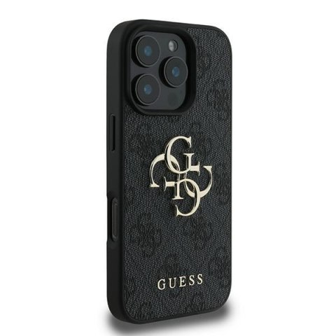 Guess nakładka 4G Big Logo do iPhone 16 Pro 6,3" GUHCP16L4GMGGR czarna Guess nakładka 4G Big Logo do iPhone 16 Pro 6,3" GUHCP16L4GMGGR czarna