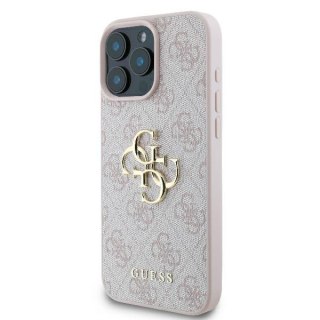 Guess nakładka 4G Big Logo do iPhone 16 Pro 6,3" GUHCP16L4GMGPI różowa
