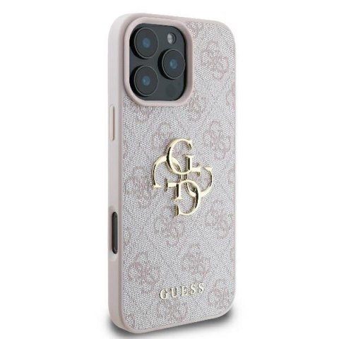 Guess nakładka 4G Big Logo do iPhone 16 Pro 6,3" GUHCP16L4GMGPI różowa Guess nakładka 4G Big Logo do iPhone 16 Pro 6,3" GUHCP16L4GMGPI różowa