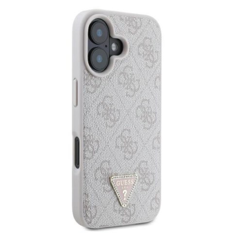 Guess nakładka Leather 4G Triangle Strass do iPhone 16 6,1" GUHCP16SP4TDPP różowa MagSafe Guess nakładka Leather 4G Triangle Strass do iPhone 16 6,1" GUHCP16SP4TDPP różowa MagSafe