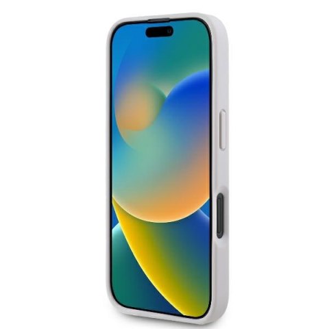 Guess nakładka Leather 4G Triangle Strass do iPhone 16 Plus 6,7" GUHCP16MP4TDPP różowa MagSafe