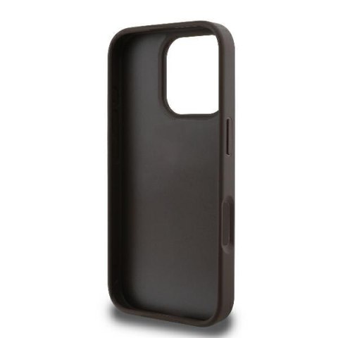 Guess nakładka Leather 4G Triangle Strass do iPhone 16 Pro 6,3" GUHCP16LP4TDPW brązowa MagSafe Guess nakładka Leather 4G Triangle Strass do iPhone 16 Pro 6,3" GUHCP16LP4TDPW brązowa MagSafe