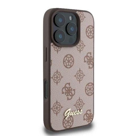 Guess nakładka Peony Script Logo do iPhone 16 Pro Max 6,9" GUHMP16XPGPYSW brązowa MagSafe Guess nakładka Peony Script Logo do iPhone 16 Pro Max 6,9" GUHMP16XPGPYSW brązowa MagSafe