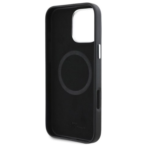 BMW nakładka do iPhone 16 Pro Max 6,9" BMHMP16X23PUFWK Hardcase Sign Full Wrapped Metal MagSafe czarna