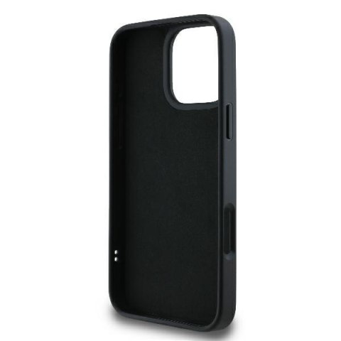 Karl Lagerfeld nakładka do iPhone 16 Pro 6,3" KLHCP16L3DRKSDLK czarna Hardcase 3D Rubber Bicolor Signature Karl Lagerfeld nakładka do iPhone 16 Pro 6,3" KLHCP16L3DRKSDLK czarna Hardcase 3D Rubber Bicolor Signature