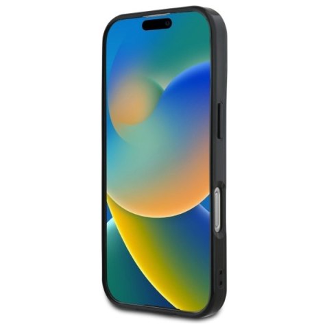 Mercedes nakładka do iPhone 16 Pro 6,3" MEHMP16L23HRSK Hardcase MB Double Layer Crossed Lines MagSafe czarna